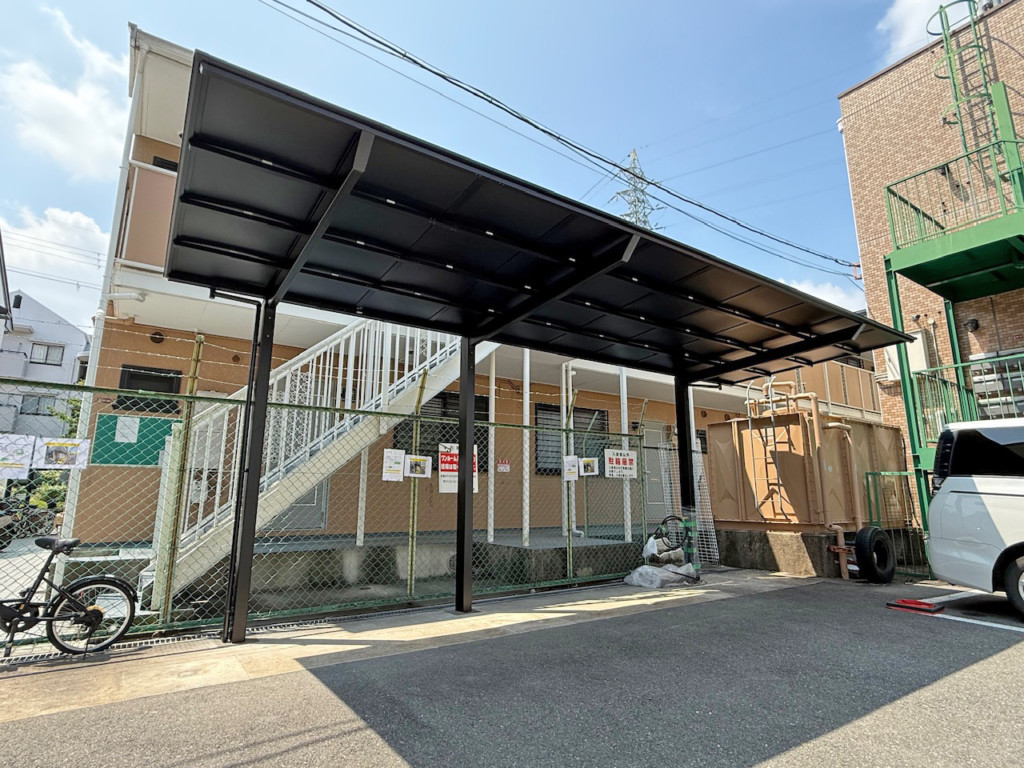 サイクルポート設置工事